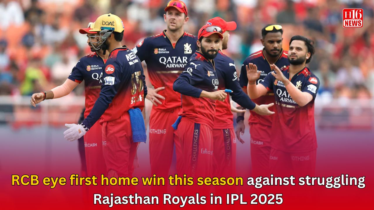 RCB eye first home win this season against struggling Rajasthan Royals in IPL 2025